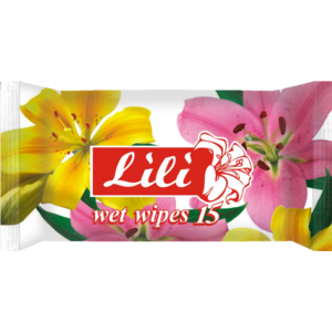 Вологі серветки Lili з ароматом лілії