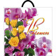 Пакет з петлевою ручкою 395*400 Троянда орхідея